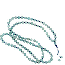 Burmese Blue Jadeite Mala Necklace