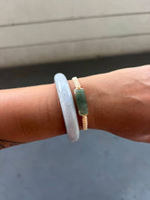 Burmese Natural Raw Jadeite Silk Bracelet