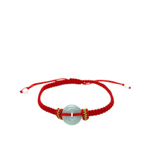 Burmese Jadeite Bi Silk Bracelet