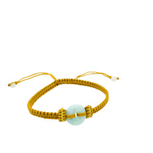 Burmese Jadeite Bi Silk Bracelet