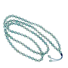 Burmese Blue Jadeite Mala Necklace