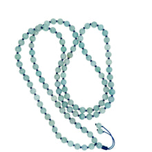 Burmese Blue Jadeite Mala Necklace