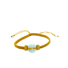 Burmese Jadeite Bi Silk Bracelet