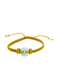Burmese Jadeite Bi Silk Bracelet