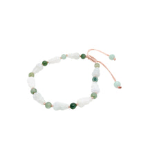 Burmese Jadeite Gourd Silk Bracelet