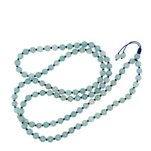 Burmese Blue Jadeite Mala Necklace