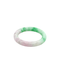 Burmese Lavender Green Jadeite Baby Bangle