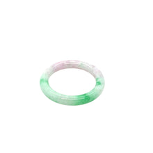Burmese Lavender Green Jadeite Baby Bangle