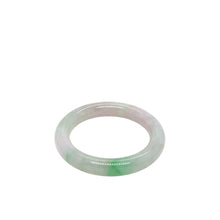Burmese Lavender Pink Green Jadeite Baby Bangle