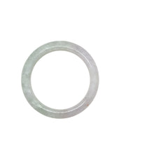 Burmese Icy Lavender Green Jadeite Baby Bangle