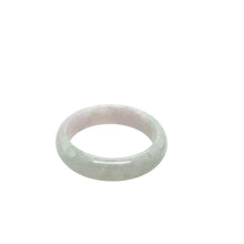Burmese Icy Lavender Green Jadeite Baby Bangle