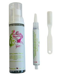 Jewelry Cleaning Pen & Foaming Jewelry Cleaner Set