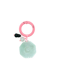Burmese Jadeite Baqua, Gourd, Lotus Charm
