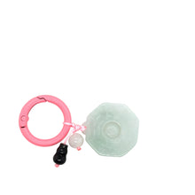 Burmese Jadeite Baqua, Gourd, Lotus Charm