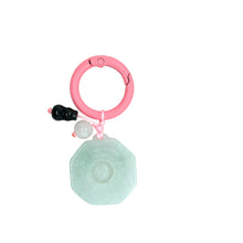 Burmese Jadeite Baqua, Gourd, Lotus Charm
