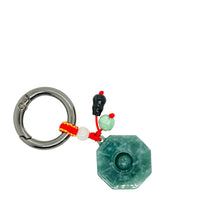 Burmese Jadeite Baqua, Gourd, Lotus Charm
