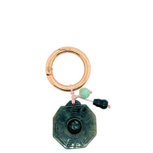 Burmese Jadeite Baqua, Gourd, Lotus Charm