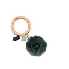 Burmese Jadeite Baqua, Gourd, Lotus Charm