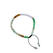24kt High Karat Burmese Multi Color Jadeite Men's Abacus Bracelet