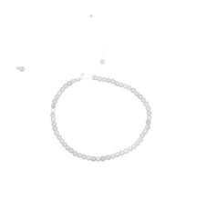 LIMITED ~ 3mm Burmese Icy White Jadeite Silk Bracelet