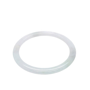 3mm Slim Burmese Icy Lavender Jadeite Bangle