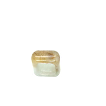 Burmese Icy Honey Jadeite Square Band