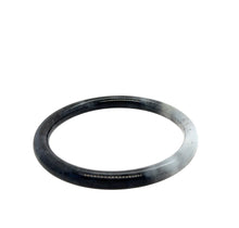 3mm Slim Burmese Icy Yin & Yang Black & White Jadeite Bangle