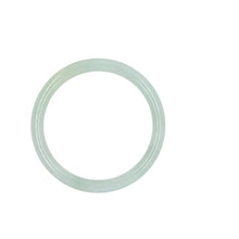 3mm Slim Burmese Icy Blue Jadeite Bangle