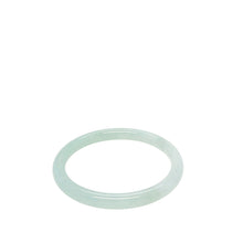 3mm Slim Burmese Icy Blue Jadeite Bangle