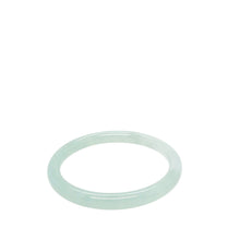 3mm Slim Burmese Icy Blue Jadeite Bangle