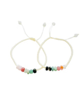 Watermelon Tourmaline Silk Bracelet