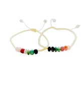 Watermelon Tourmaline Silk Bracelet