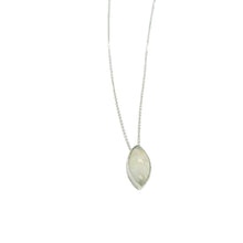 18Kt WG Burmese Imperial White Jadeite Eye Necklace