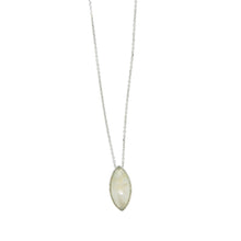 18Kt WG Burmese Imperial White Jadeite Eye Necklace