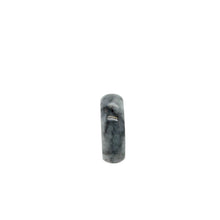 Burmese Icy Gray Blue Jadeite Comfort Fit Band