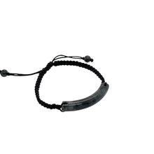 Burmese Black Jadeite Silk Bracelet