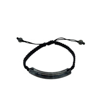 Burmese Black Jadeite Silk Bracelet