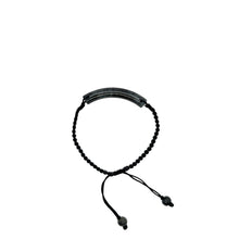 Burmese Black Jadeite Silk Bracelet