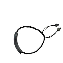 Burmese Black Jadeite Silk Bracelet