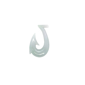 Burmese Jadeite Fish Hook Pendant