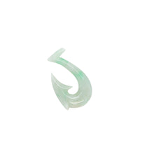 Burmese Jadeite Fish Hook Pendant