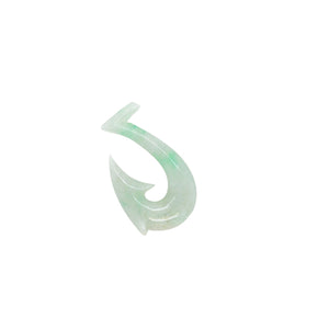 Burmese Jadeite Fish Hook Pendant