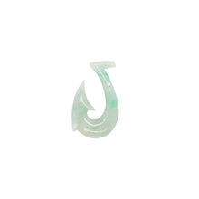 Burmese Jadeite Fish Hook Pendant