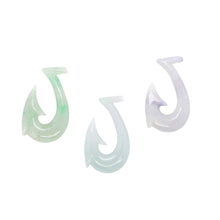 Burmese Jadeite Fish Hook Pendant