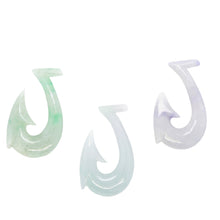 Burmese Jadeite Fish Hook Pendant