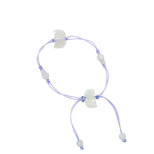Burmese Jadeite Bat and Treasure Vase Four Points Silk Bracelet