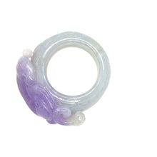 Burmese Lavender Jadeite Ruyi Band