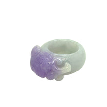 Burmese Lavender Jadeite Ruyi Band