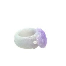 Burmese Lavender Jadeite Ruyi Band