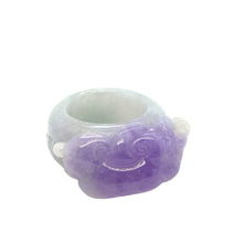 Burmese Lavender Jadeite Ruyi Band